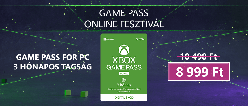 2021-ben is Game Pass Online Fesztivál!