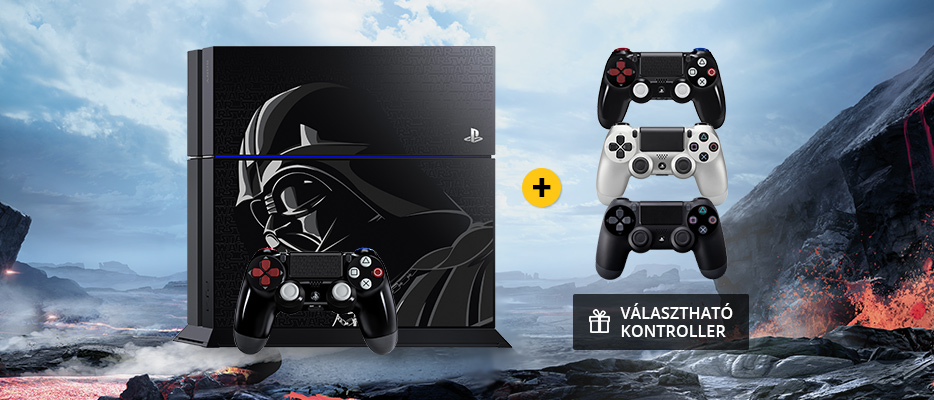 Ajándék kontroller a Star Warsos PS4 konzolokhoz