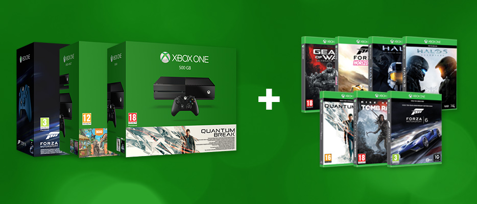 Most ajándék játékot adunk minden akciós Xbox One mellé