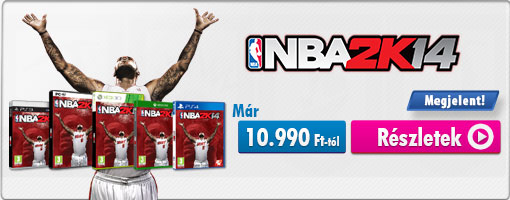 Megérkezett üzletünkbe az NBA 2K14