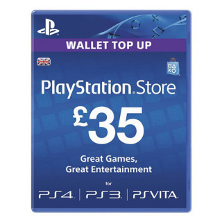PlayStation Store ajándékkártya 35 Font (PS Store Card - UK) 
