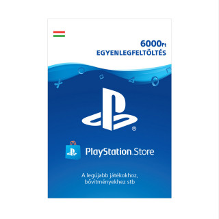 PlayStation Store ajándékkártya 6000 Ft (PS Store Card - HU) 