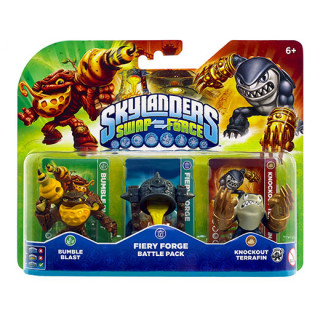 Bumble Blast/Fiery Forge/Knockout Terrafin Skylanders SWAP Force figure AJÁNDÉKTÁRGY