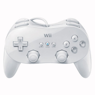 Wii Classic Pro Kontroller (Fehér) 