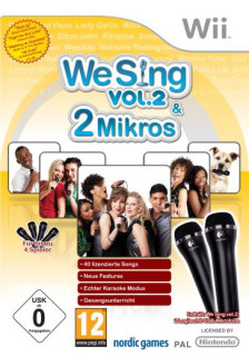 We Sing Vol 2 + 2 Mikrofon WII