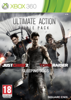 Ultimate Action Triple Pack (Just Cause 2, Sleeping Dogs, Tomb Raider) Xbox 360