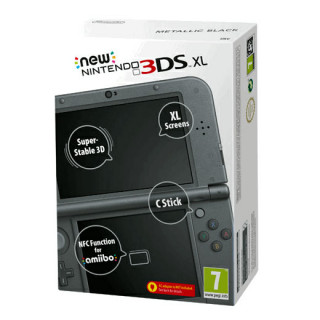 New Nintendo 3DS XL (Metál fekete) 