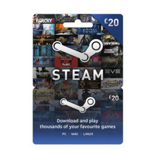 Steam Wallet 20 GBP 