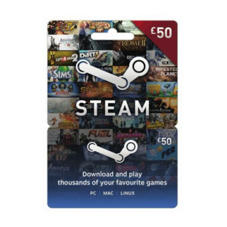 Steam Wallet 50 GBP 