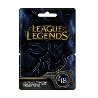 League of Legends Feltöltőkártya 18 Font 