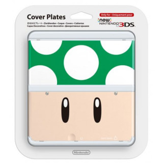 New Nintendo 3DS Cover Plate (Mushroom, green) 3DS