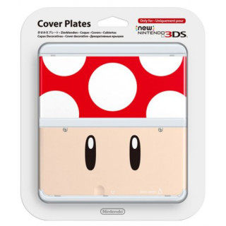 New Nintendo 3DS Cover Plate (Mushroom, red) 