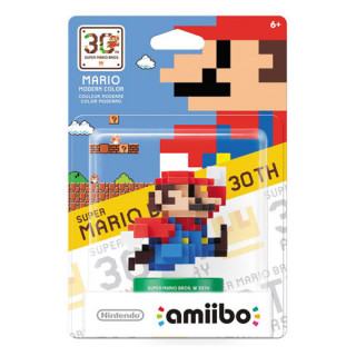 Modern Colour Mario amiibo figura - 30th Anniversary Collection Switch