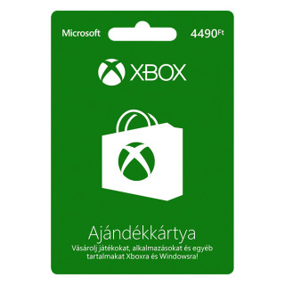 Xbox Live Feltöltőkártya 4490 HUF 