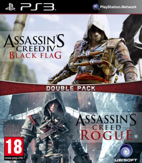 Ubisoft Double Pack - Assassin's Creed IV Black Flag & Rogue PS3