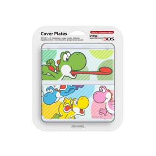 New Nintendo 3DS Cover Plate (Multicolor Yoshi) (Borító) 