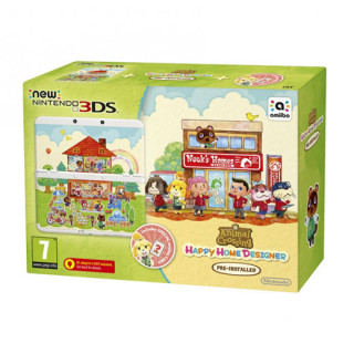 New Nintendo 3DS Animal Crossing Happy Home Designer + Kartyacsomag 