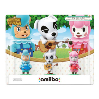 Animal Crossing Amiibo 3-Pack (Reese,Cyrus,K.K.) Switch