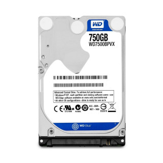 Western Digital Blue 750GB 2,5" SATA3 5400RPM 8M (WD7500BPVX) PC