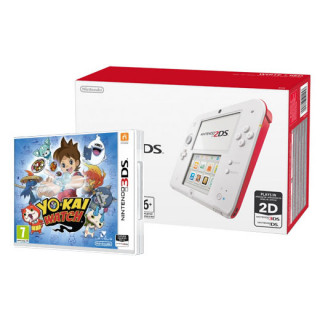 Nintendo 2DS (Fehér és Piros) + Yo-Kai Watch 