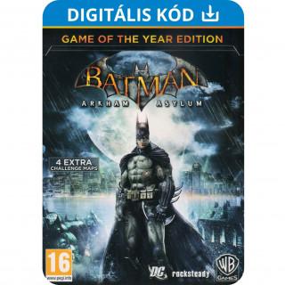 Batman Arkham Asylum Game of The Year Edition (PC) Letölthető 