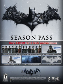 Batman: Arkham Origins Season Pass (PC) Letölthető PC
