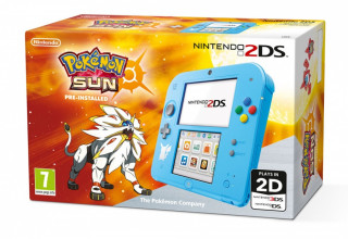 Nintendo 2DS Pokemon Ed. + Pokemon Sun pre-install DS