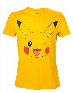 Pokemon - Pikachu polo (sarga) M-es AJÁNDÉKTÁRGY