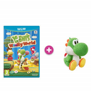 Yoshi's Woolly World + amiibo Yarn Yoshi Green WII