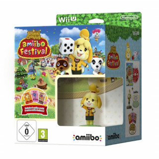 WiiU Animal Cr amiibo Festival+amiibo Isabel+3card WII