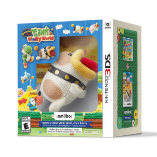 Poochi & Yoshi's Woolly World Amiibo Bundle 3DS