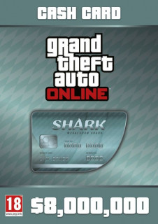 Grand Theft Auto Online: Megalodon Shark Card (PC) DIGITÁLIS PC