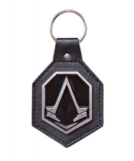 Assassin's Creed Syndicate Metal Logo Keychain + Chain - Kulcstarto - Good Loot AJÁNDÉKTÁRGY