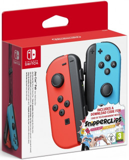 Nintendo Switch Joy-Con (Piros-Kék) + Snipperclips kontrollercsomag Nintendo Switch