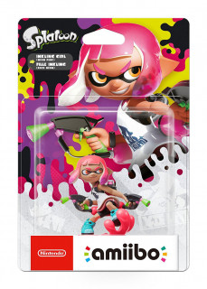 amiibo Splatoon - Inkling Girl (Neon pink) Switch