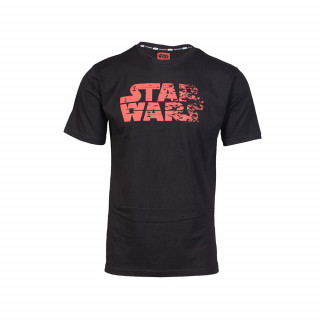 Star Wars Red Logo póló (XL-es méret) AJÁNDÉKTÁRGY