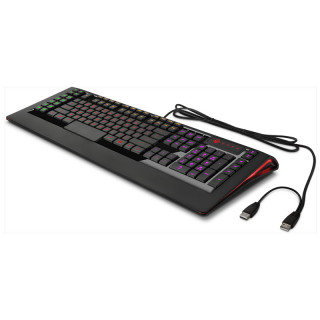 HP OMEN SteelSeries Apex 350 USB vilagitó gaming billentyűzet fekete ENG X7Z97A 