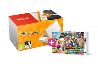 New Nintendo 2DS XL (White-Orange) 