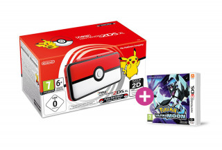 New Nintendo 2DS XL Pokeball Edition + Pokemon Ultra Moon 