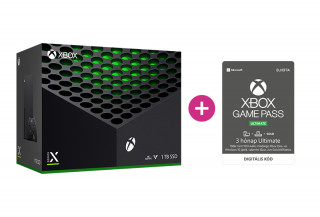 Xbox Series X 1TB + 3 hónap Game Pass Ultimate előfizetés 