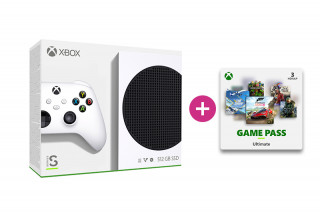 Xbox Series S 512GB + 3 hónap Game Pass Ultimate előfizetés Xbox Series