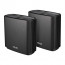 Asus ZenWiFi CT8 2 darabos fekete AC3000 Mbps Tri-band gigabit AiMesh mesh Wi-Fi router rendszer thumbnail