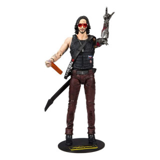 McFarlane Toys Cyberpunk 2077 Johnny Silverhand 18cm akciófigura (13501-5) AJÁNDÉKTÁRGY