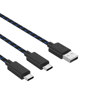 VENOM VS5002 Dual Play & Charge 3 méter Type-C -USB töltőkábel (használt) PS5