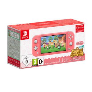 Nintendo Switch Lite Coral & Animal Crossing: New Horizons Edition 