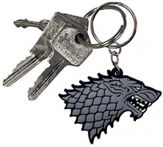 GAME OF THRONES - Kulcstartó "Stark" PVC - Abystyle AJÁNDÉKTÁRGY