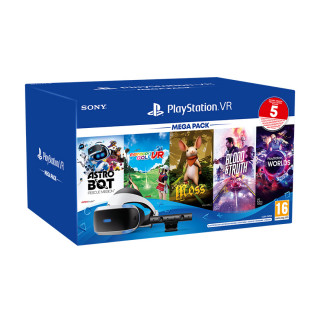 PlayStation VR Mega Pack 3 + PS5 adapter (Blood & Truth, Moss, Astro Bot Rescue Mission, Everybody's Golf VR, VR Worlds) (használt) PS4