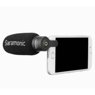 Saramonic SmartMic+ Kompakt, irányított mikrofon IOS és Android készülékekhez PC