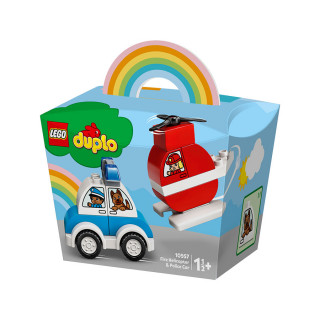 LEGO DUPLO Tűzoltó helikopter és rendőrautó (10957) Játék