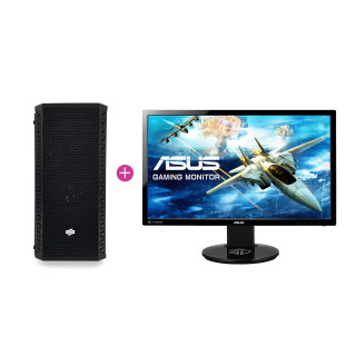 KV Hardcore Gamer PC Intel i7 8700K,16GB Ram,RTX 2070 (Használt) + ASUS VG248 144hz monitor (Használt) 